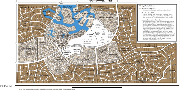 MAP OF SCOTTSDALE RANCH