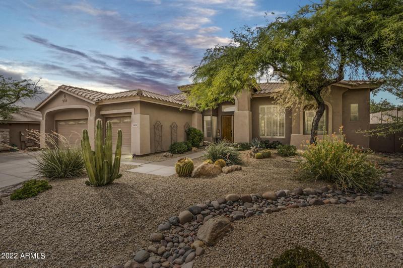 Front Elevation with 3 Car Garage