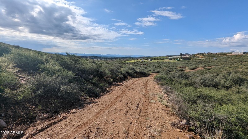 View Looking South on Road, Lots on the