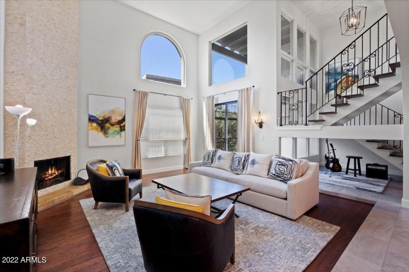 Family Room with Patio Exit