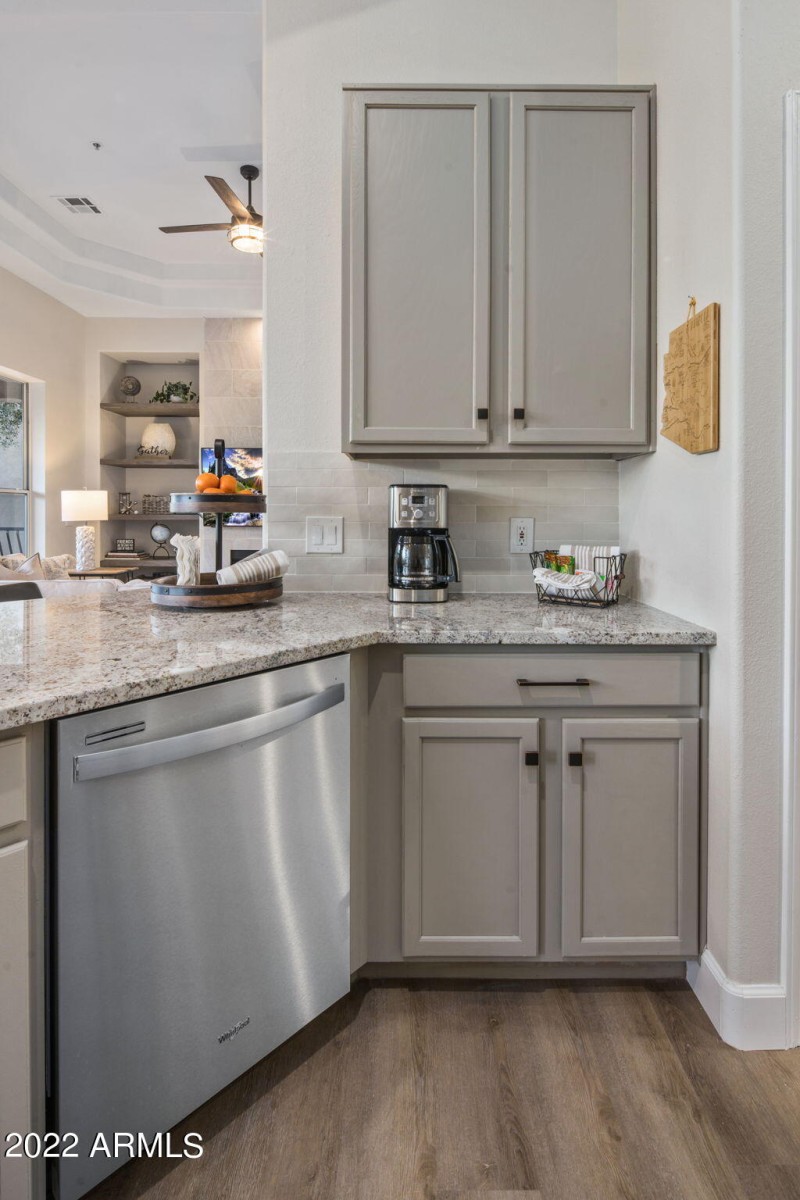 Kitchen with Granite Countertops
