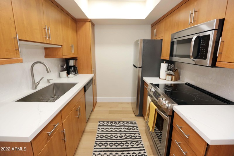 Spacious Galley Kitchen
