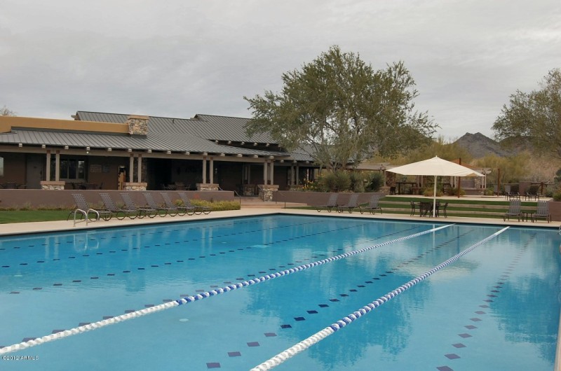 Lap pool at club