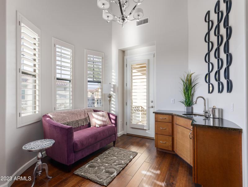 Sitting area in Master Bedroom