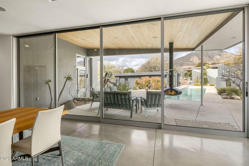 Sliders to Pool Patio