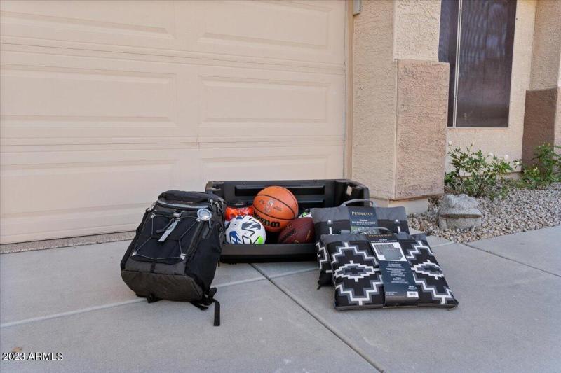 Blankets, Cooler and Balls for the park!