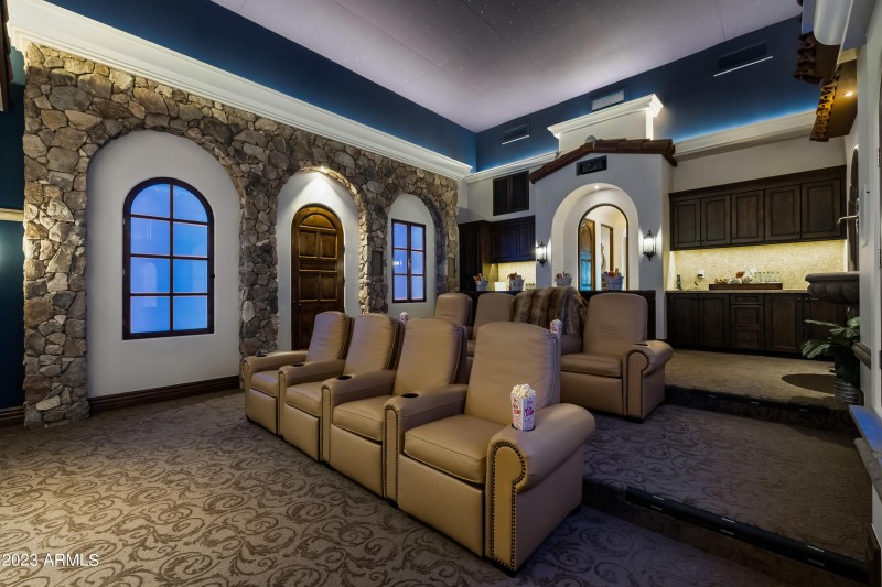 Tuscan Private Media Room