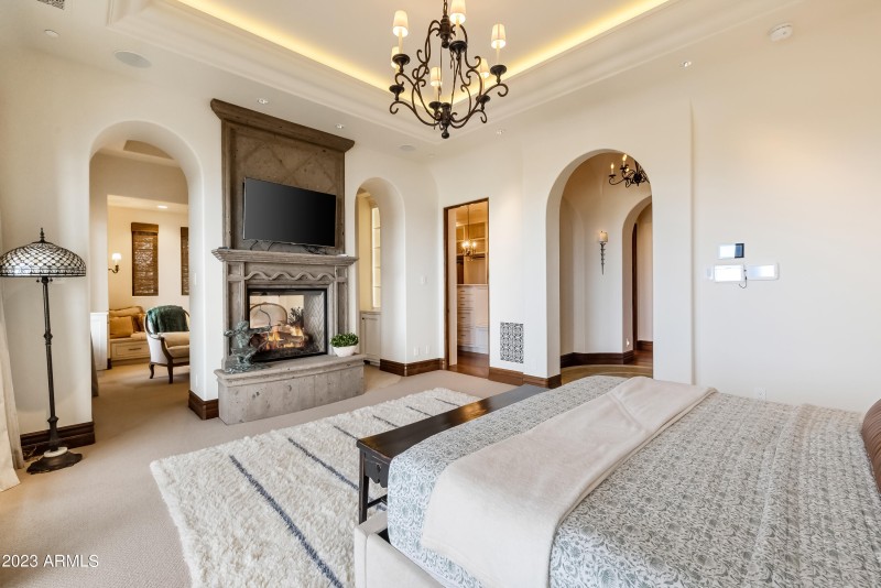 Primary Suite with Gas Fireplace
