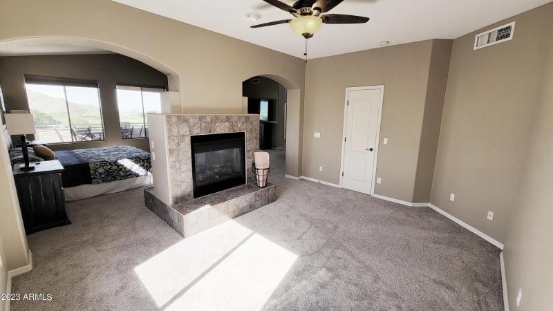 Double-Sided Fireplace