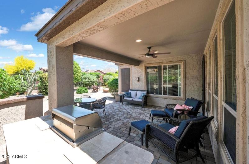 Covered Patio with BBQ