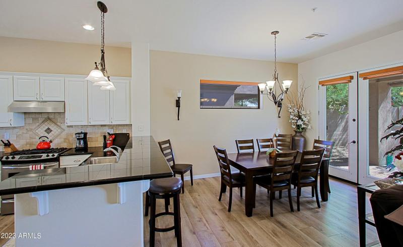 Kitchen and Dining Area