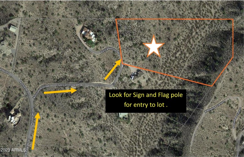 Direction to lot entry