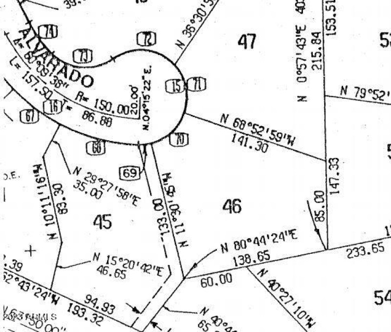 Plat lot 46