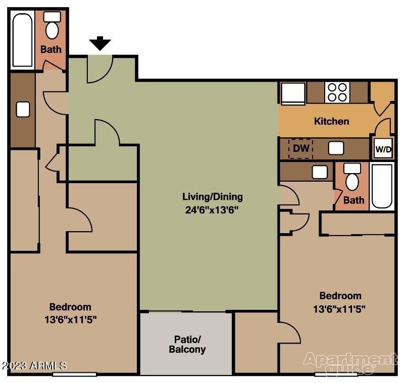 2 Bedroom