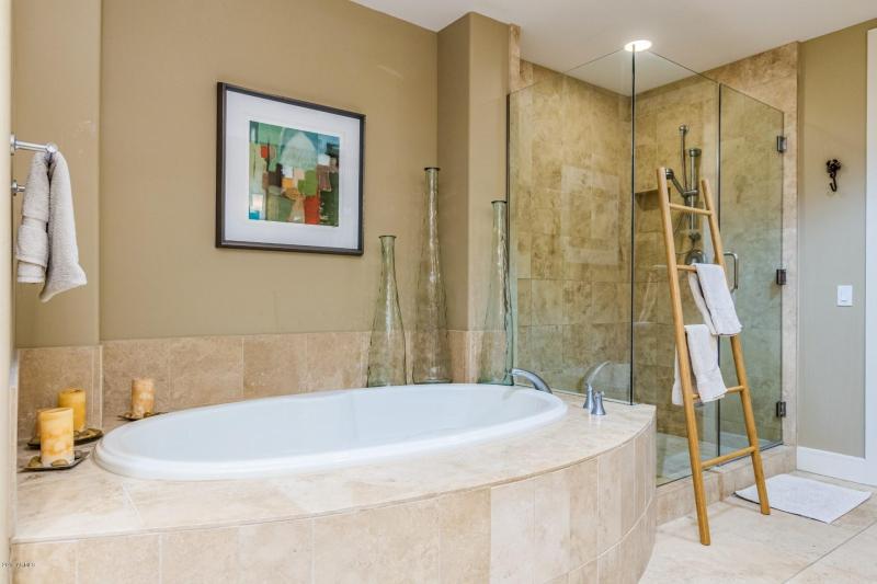 Master Bath tub and Shower