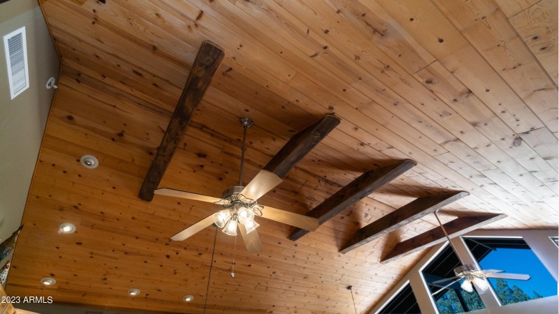 tongue and groove with beams