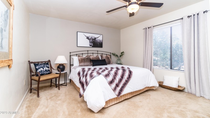 bedroom 3 with walk in closet