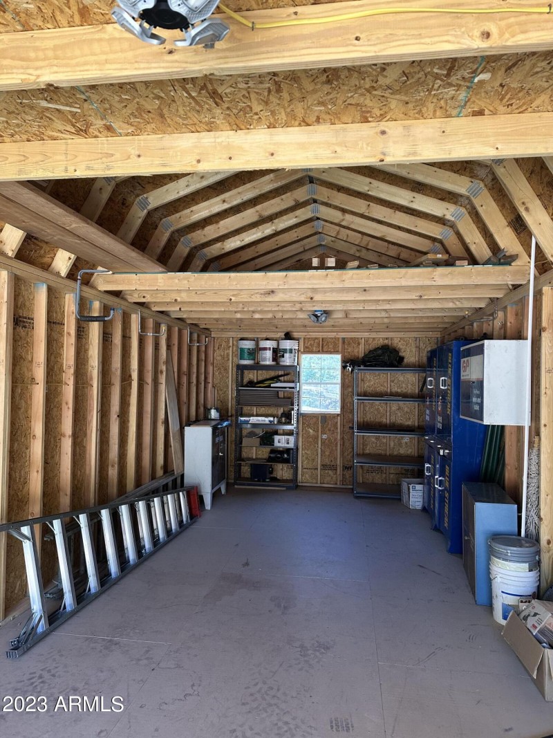 inside garage