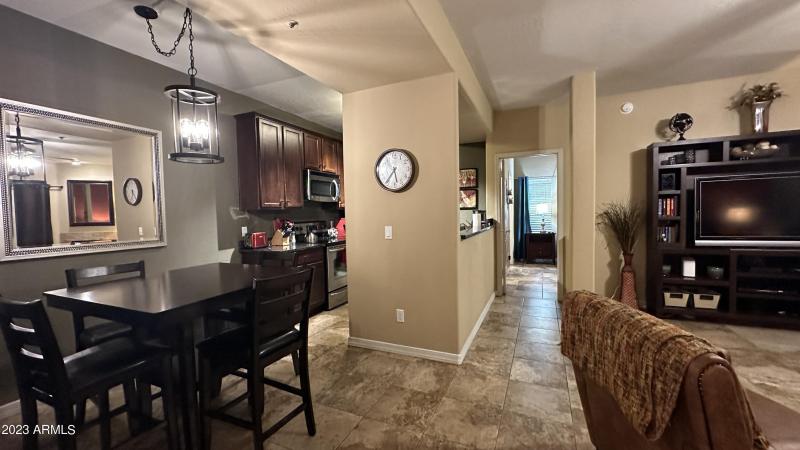 Dining to Primary and Living Room