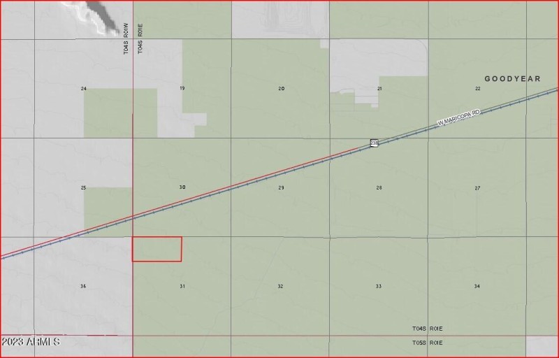 Section line Corner
