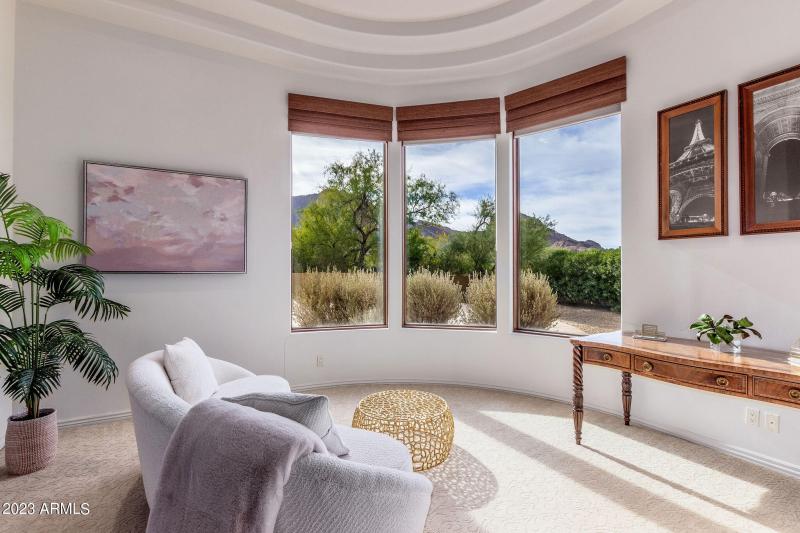 Master retreat sitting room