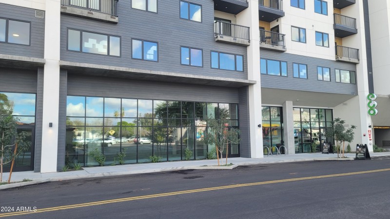 Front view retail space