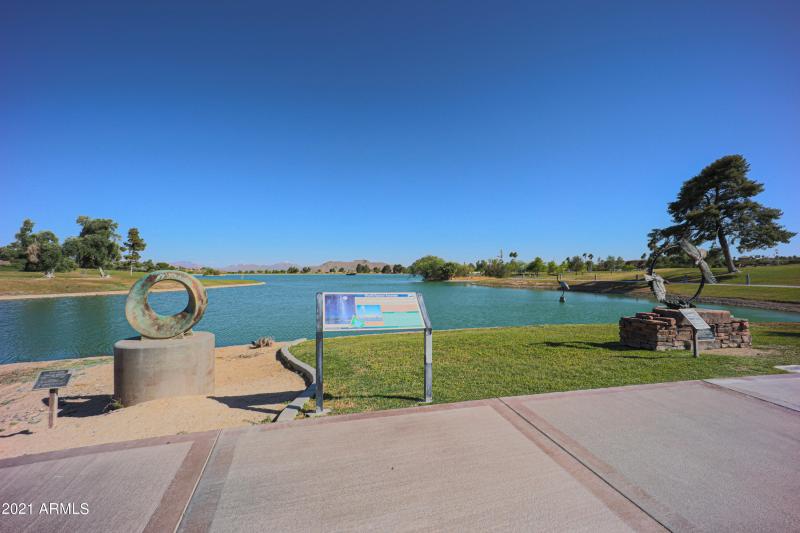 Art Work, lots of Grassy Areas