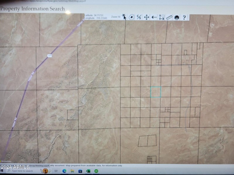 HOLBROOK LAND MAP