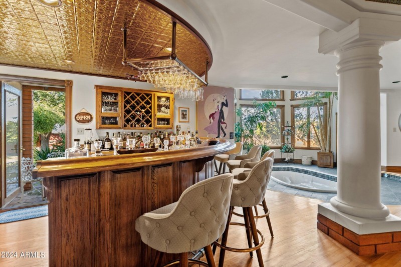 Fully-stocked Bar