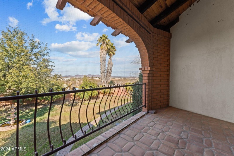 Balcony View to Mountains