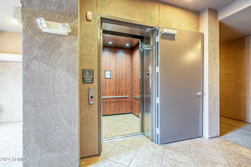 Elevator from Garage