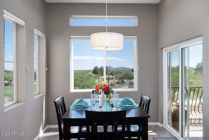 Kitchen Dining with a View