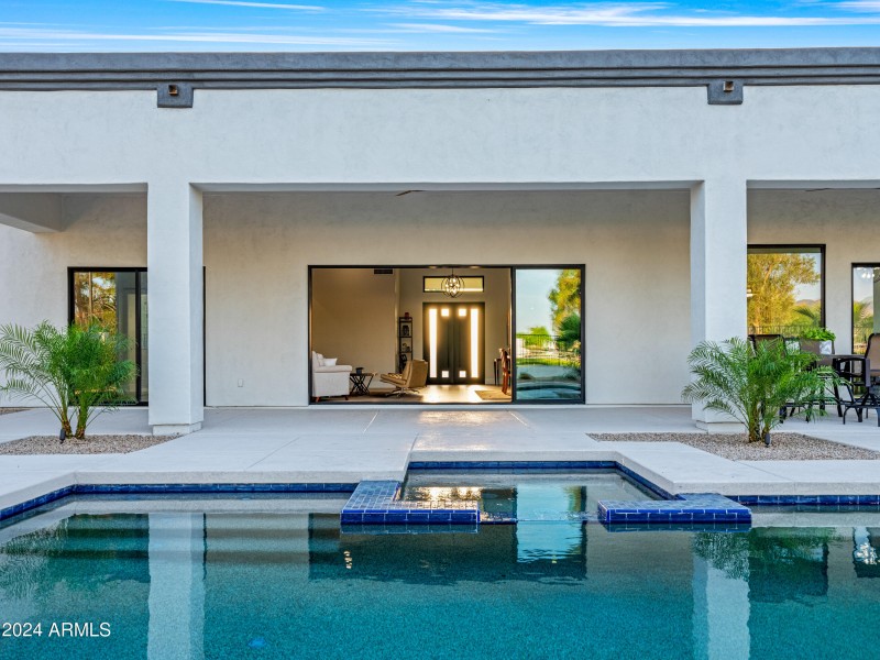 Covered Patio by the Pool