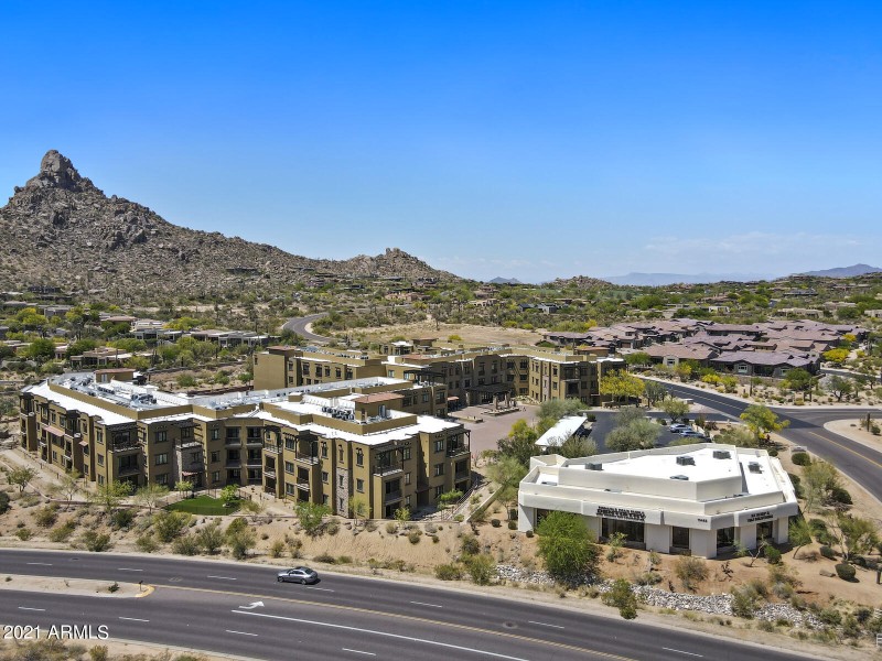 Aerial of nearby areas