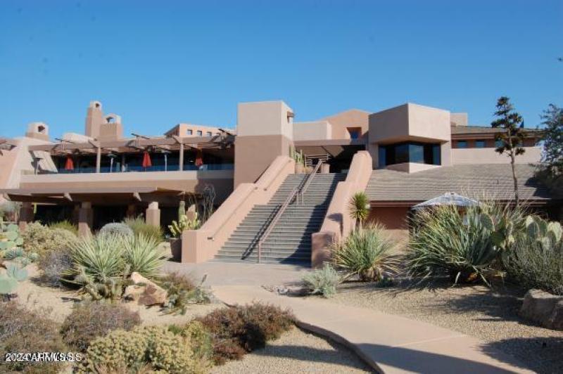 Rear of Clubhouse from Driving Range