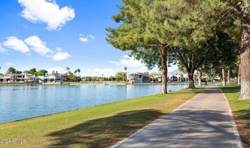 Breathtaking Lakeside Walking Path