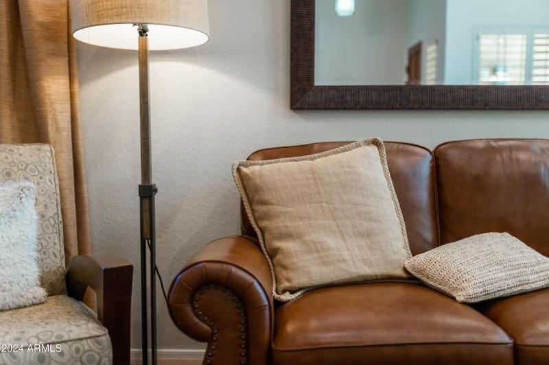 Nice leather couches