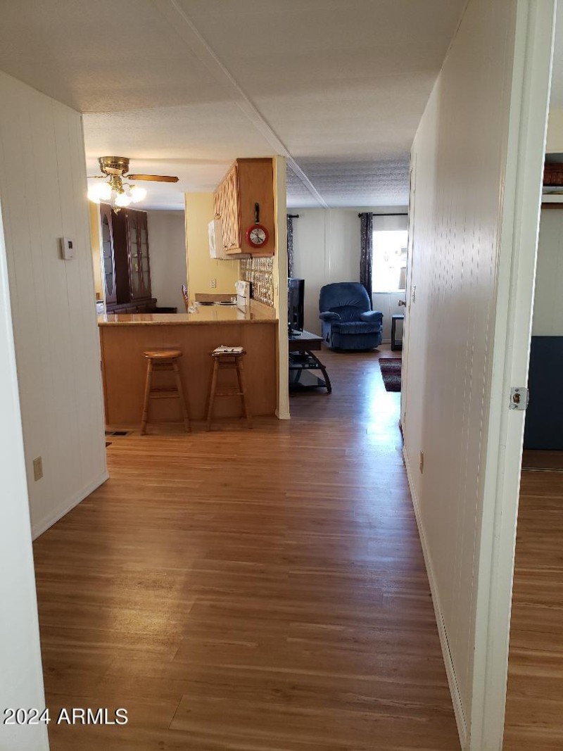 hall to kitchen