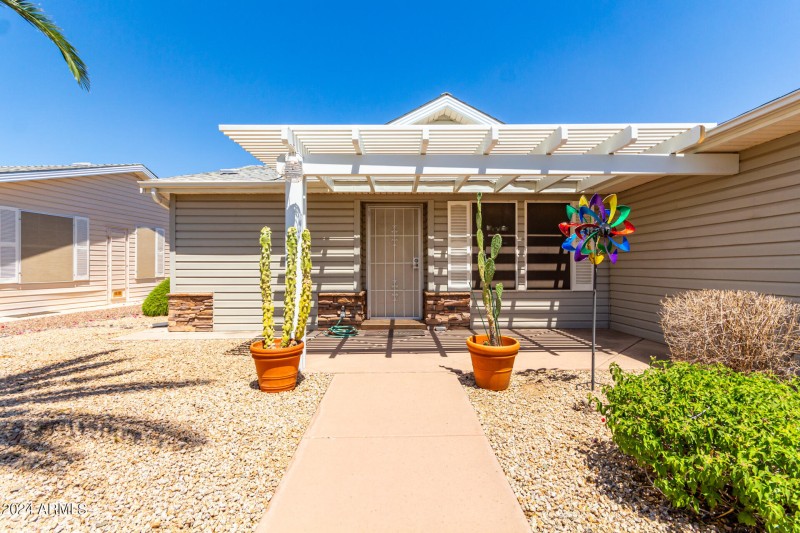 Front Door with Covered Entry