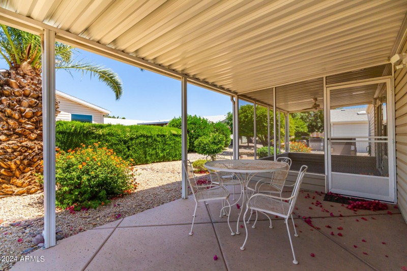 Unscreened Covered Patio