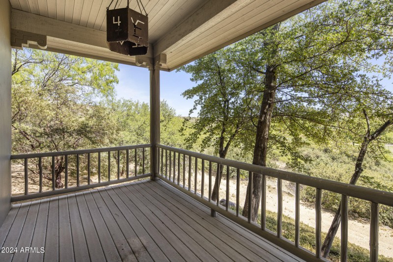 Deck balcony off of bedrooms 2 & 3