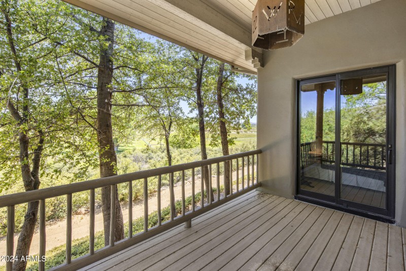 Deck balcony off of bedrooms 2 & 3