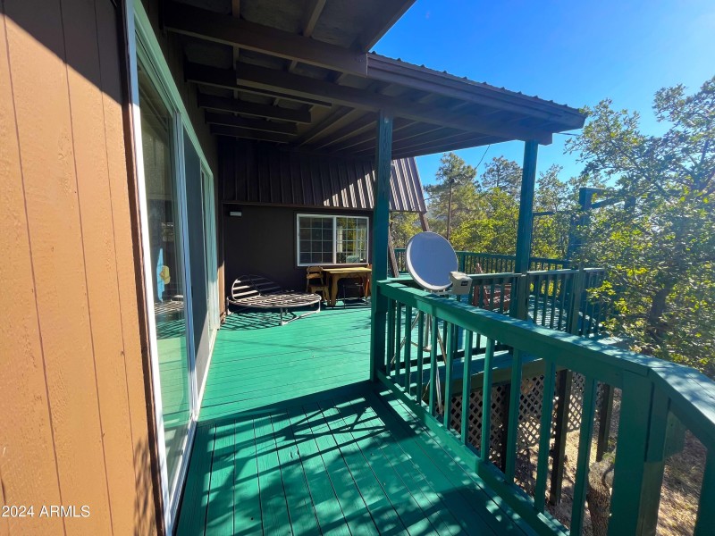 Wrap around deck