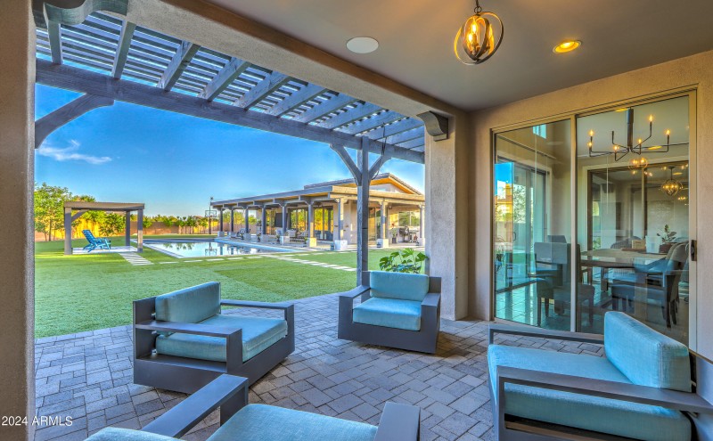 Patio of living room
