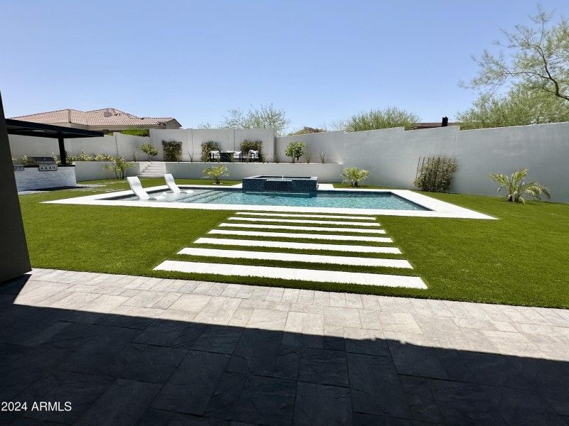 View toward pool