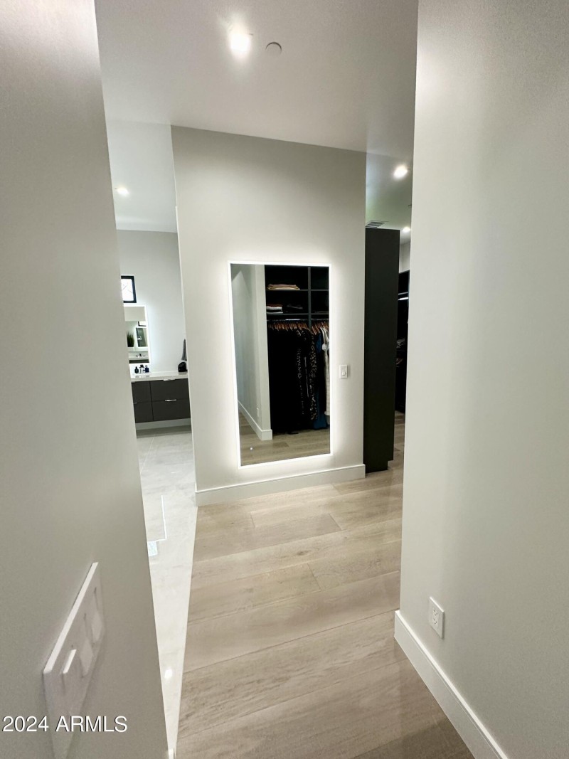 Entry into primary bathroom