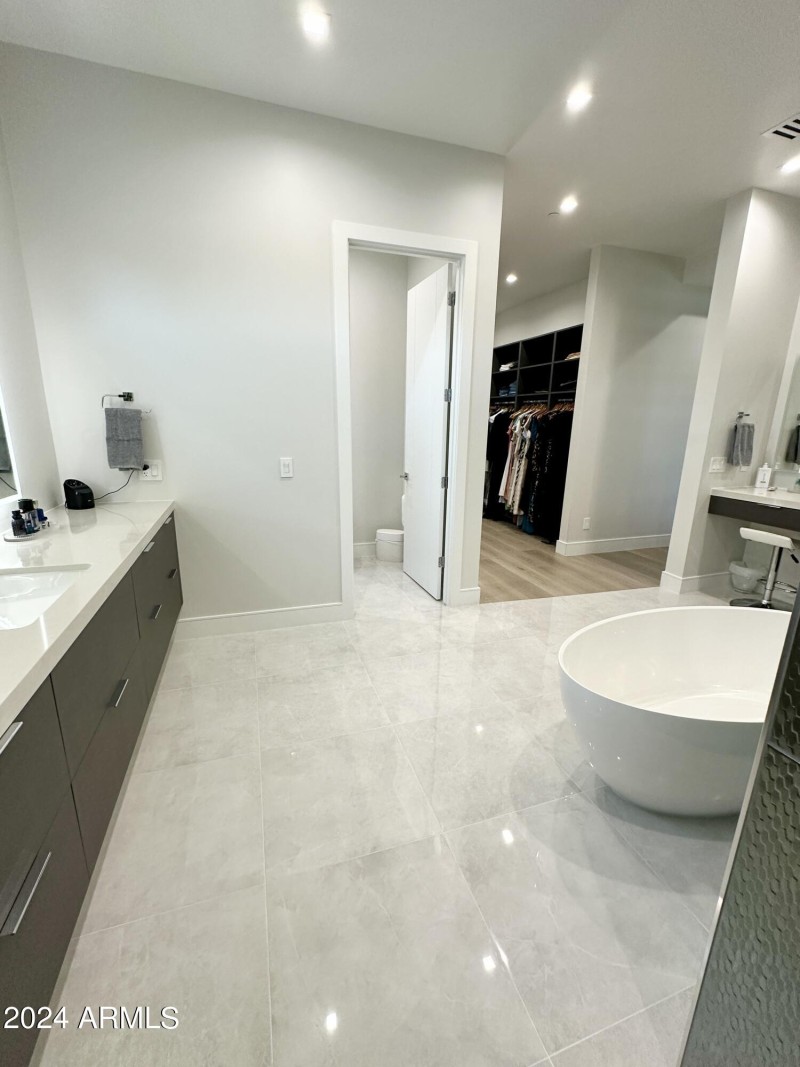 Two large vanity area