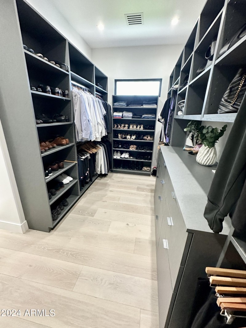Primary closet
