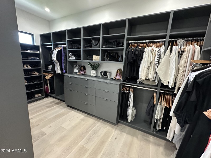 Primary closet