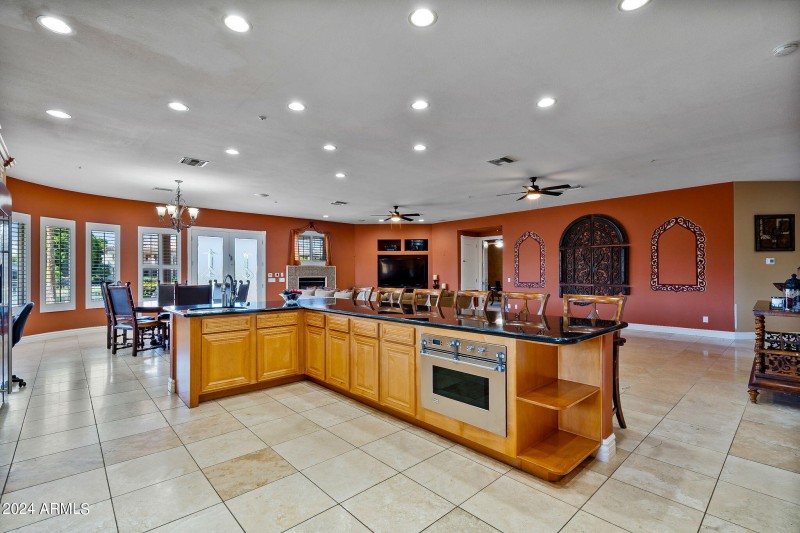 Kitchen Integrated with Great Room